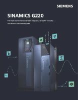 Sinamics G220 Clean Power Drives mới, dòng sản phẩm thế hệ tiếp theo dành cho hệ thống cấp nước và xử lý nước thải